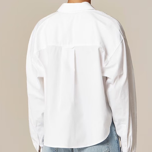 J crew Étienne cropped button-up shirt in cotton poplin - Picture 2 of 4